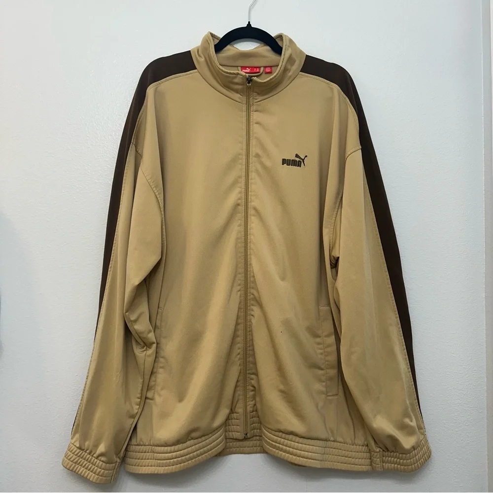 Puma Y2K Track Jacket‎ Khaki/Brown Size XXL